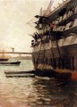 The Hull Of A Battle Ship James Jacques Joseph Tissot
